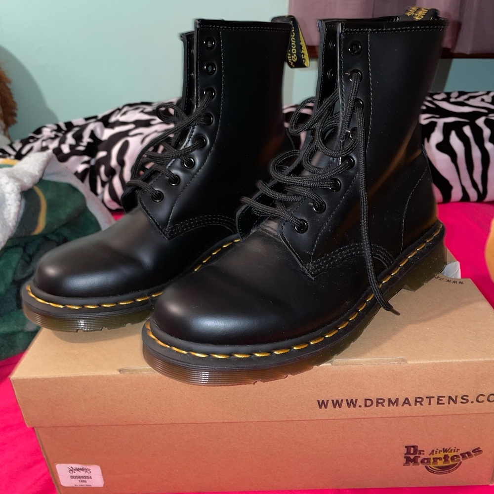 Dr. Martens Black combat boots